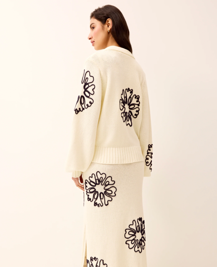 Charlie Cardigan in Floret