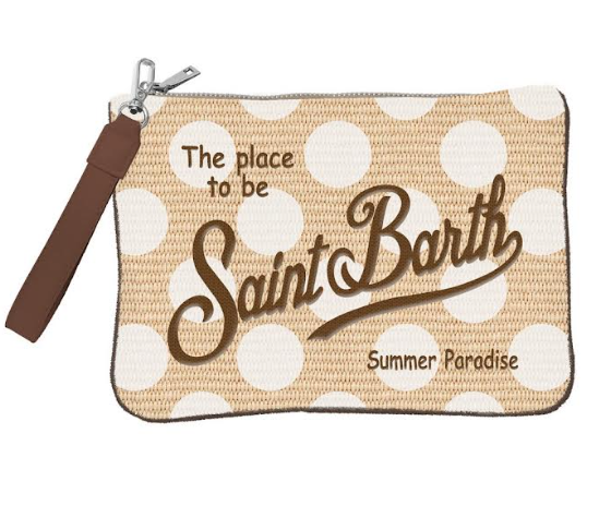 Parisienne Straw Pouch Bag