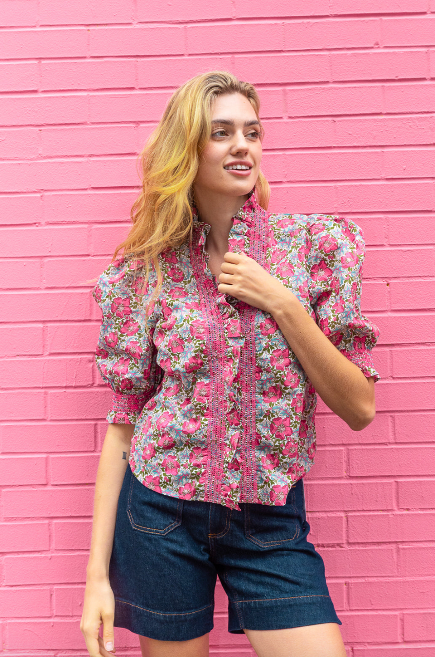Zuri Top Liberty Print