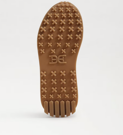 Langley Lace Up Sneaker B|Wh|Tan