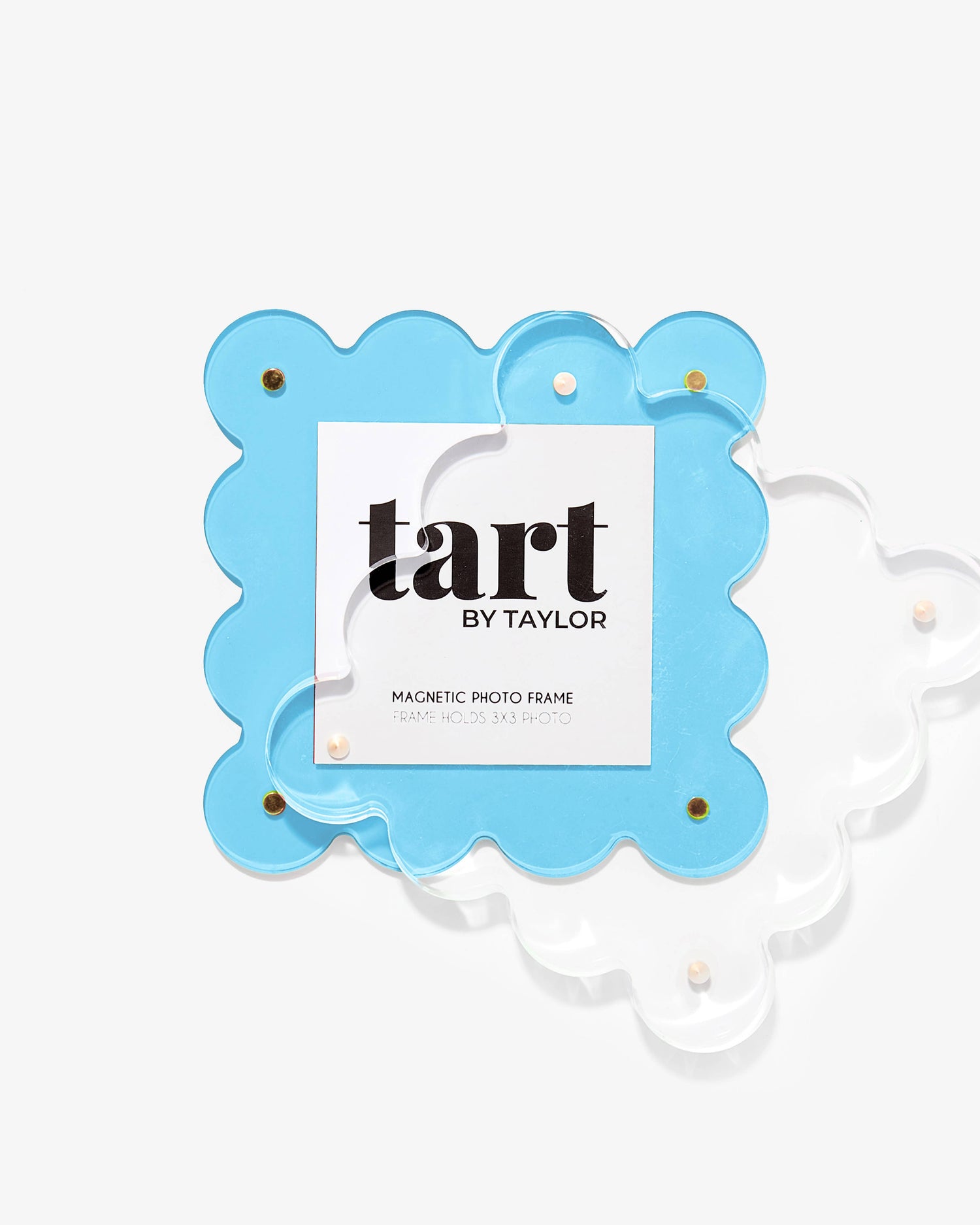 Neon Blue Mini Acrylic Picture Frame