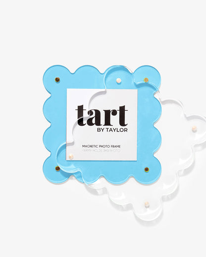 Neon Blue Mini Acrylic Picture Frame