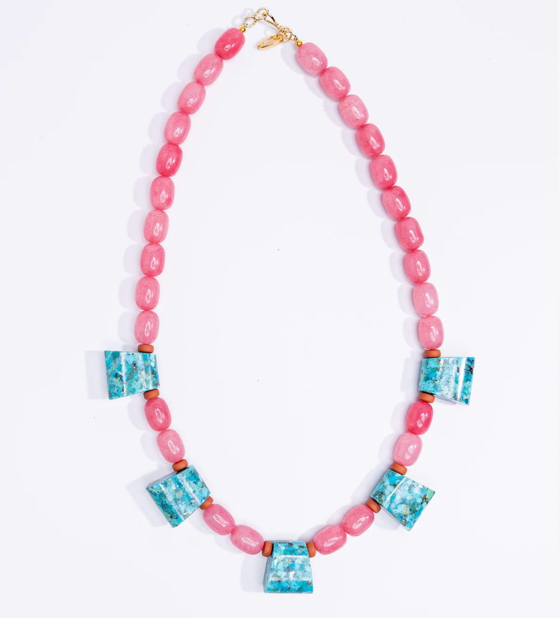 Turquoise Trapezoid Necklace
