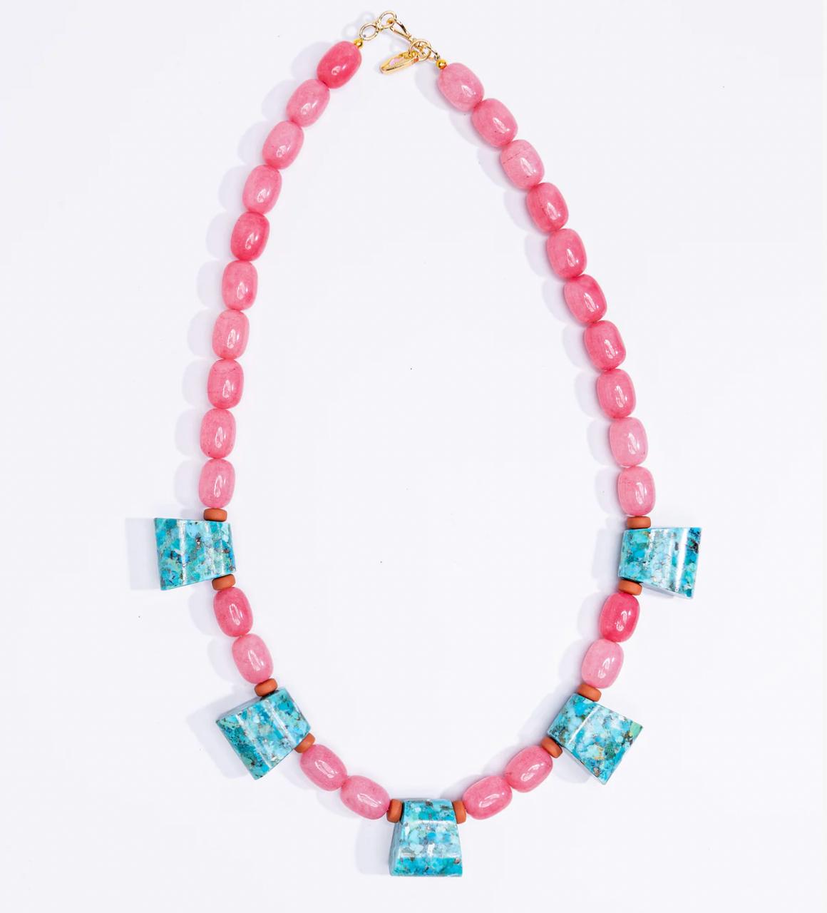 Turquoise Trapezoid Necklace