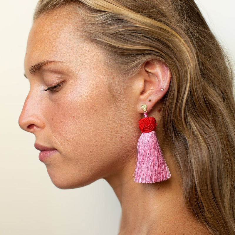 Topknot Tassel Earring