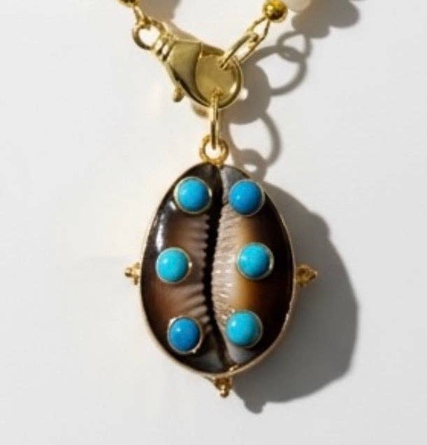 Sea Spell Cowrie Pendant