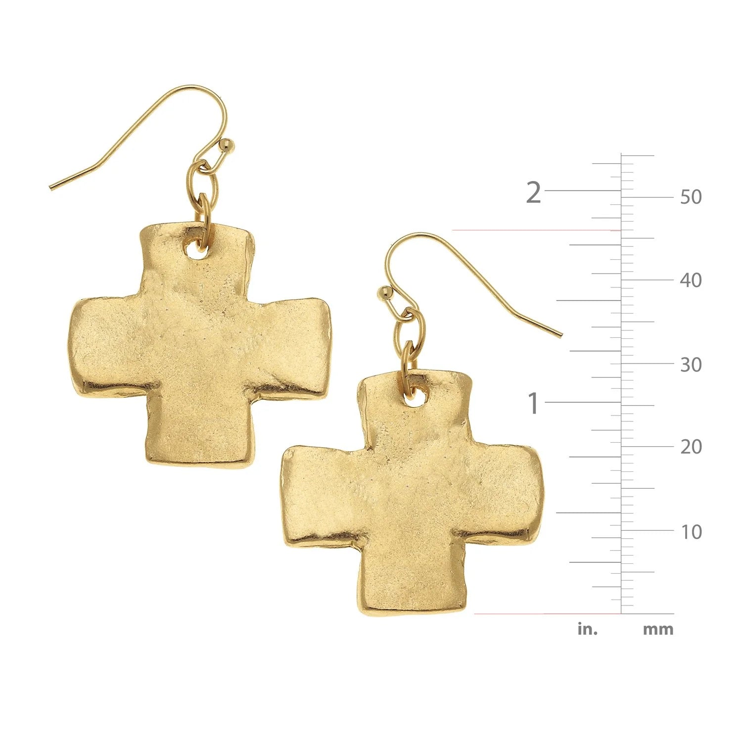 Square Cross Earring