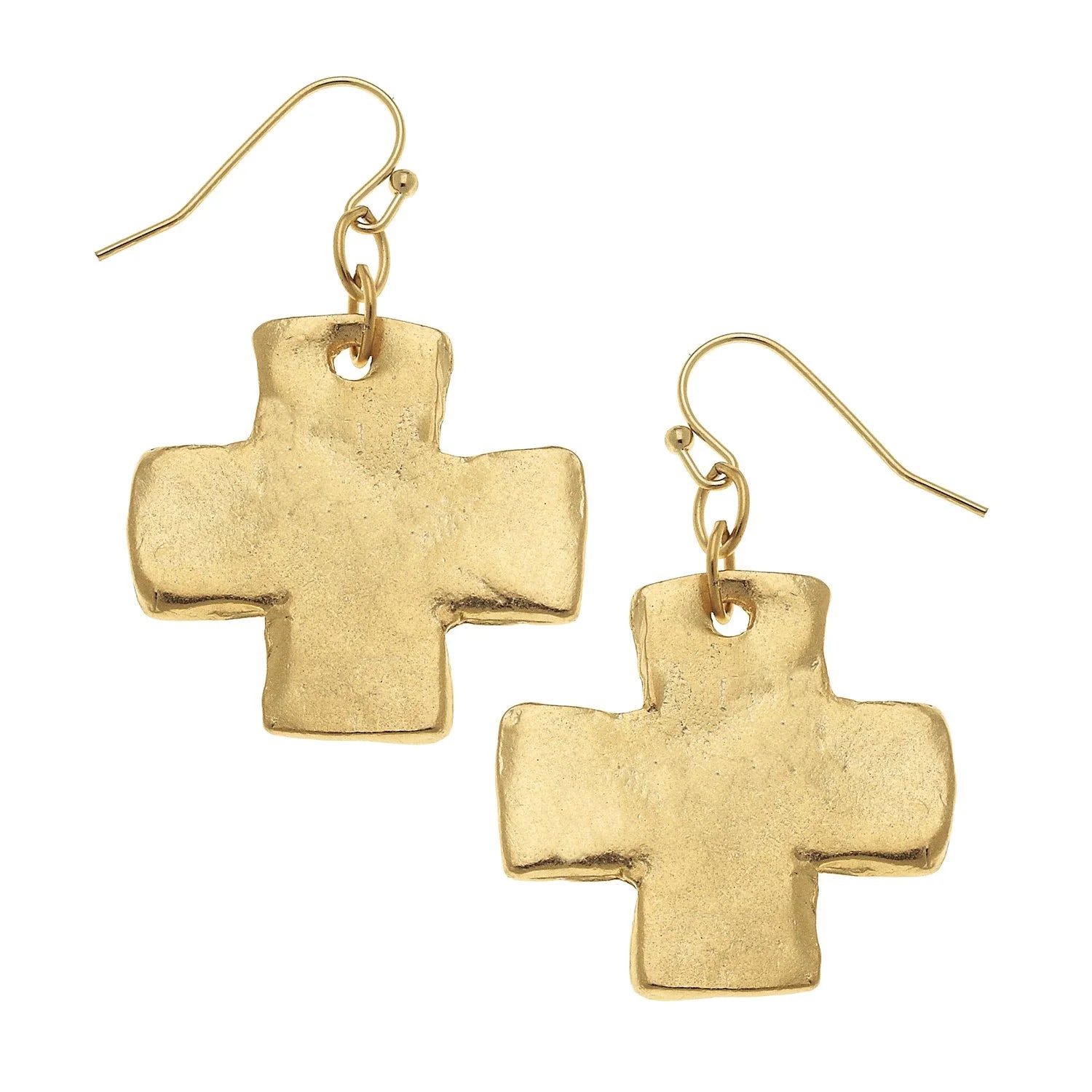Square Cross Earring