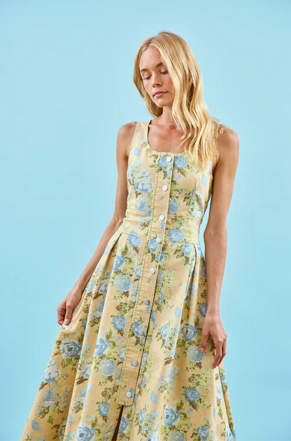 Thompson Dress Garden Rose