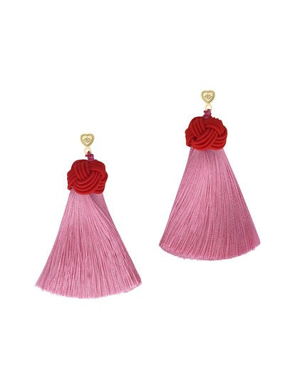 Topknot Tassel Earring