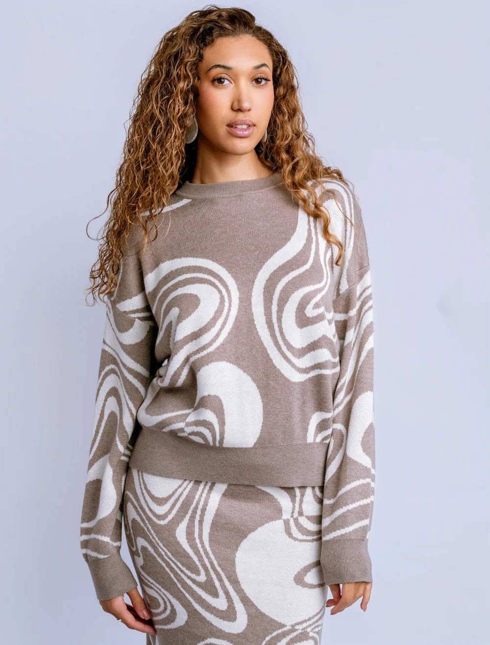 Fond Sweater in Beijing Smoke