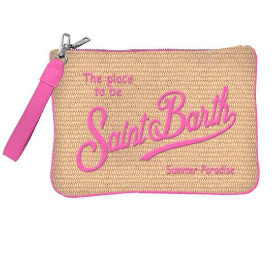 Parisienne Straw Pouch Bag