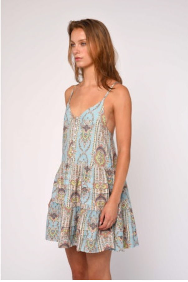 Lorelei Dress in Rocco Ruby