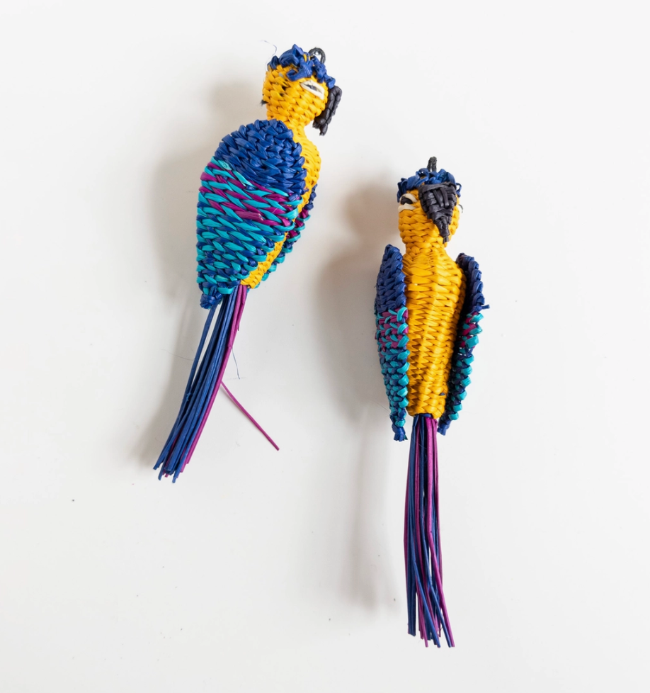Iraca Hand-Woven Cielo Bird Earring Collection
