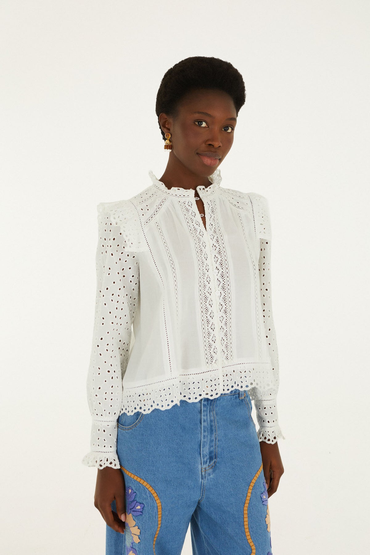LONGE SLEEVE BLOUSE ENGLISH