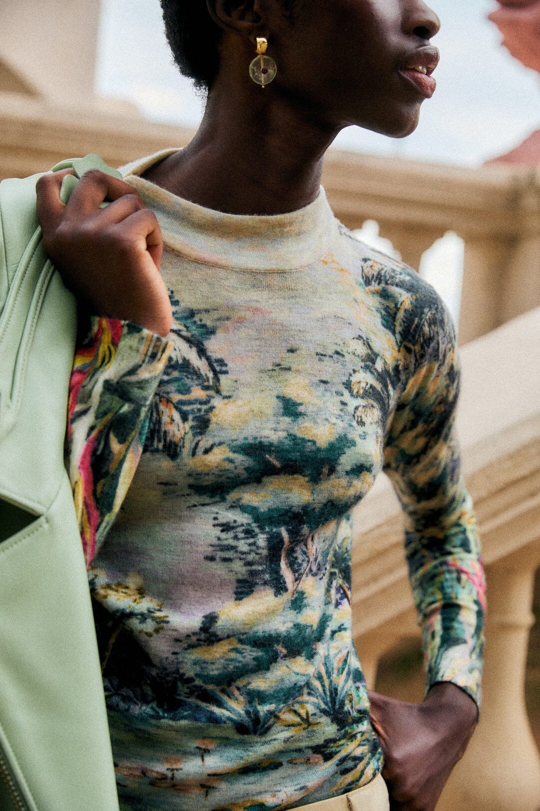 Petricor Knit Layer Top