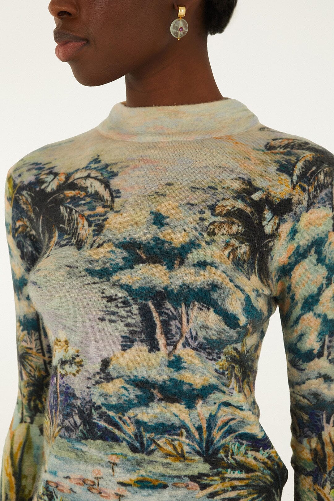 Petricor Knit Layer Top