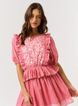 Tatum Puff Sleeve Mini Dress