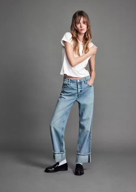 The Slouchy Straight Wide Cuff in Ziggy