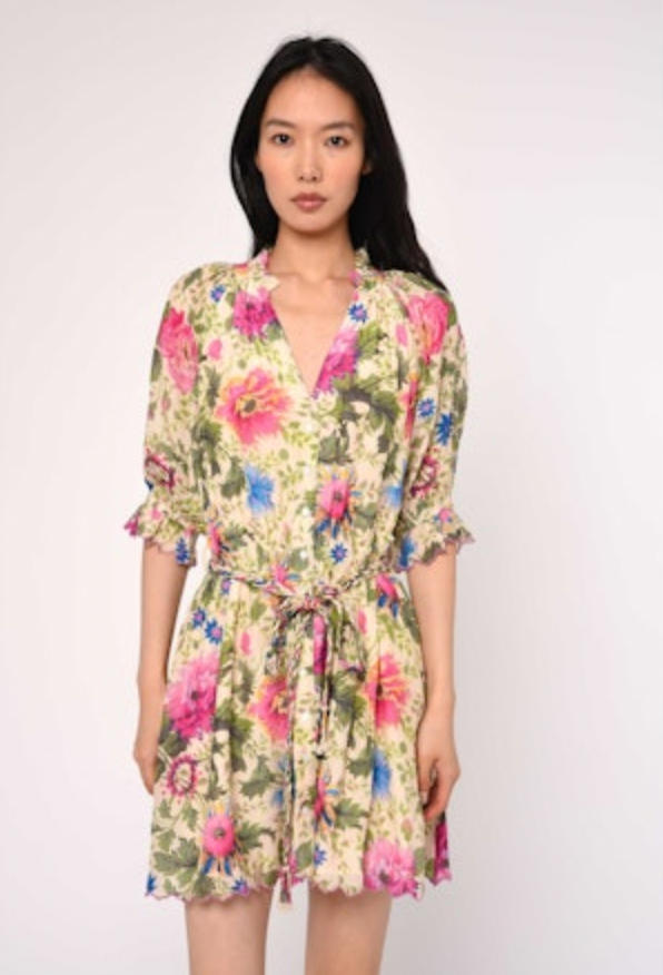 Lourdes Dress in Milla Floral Print