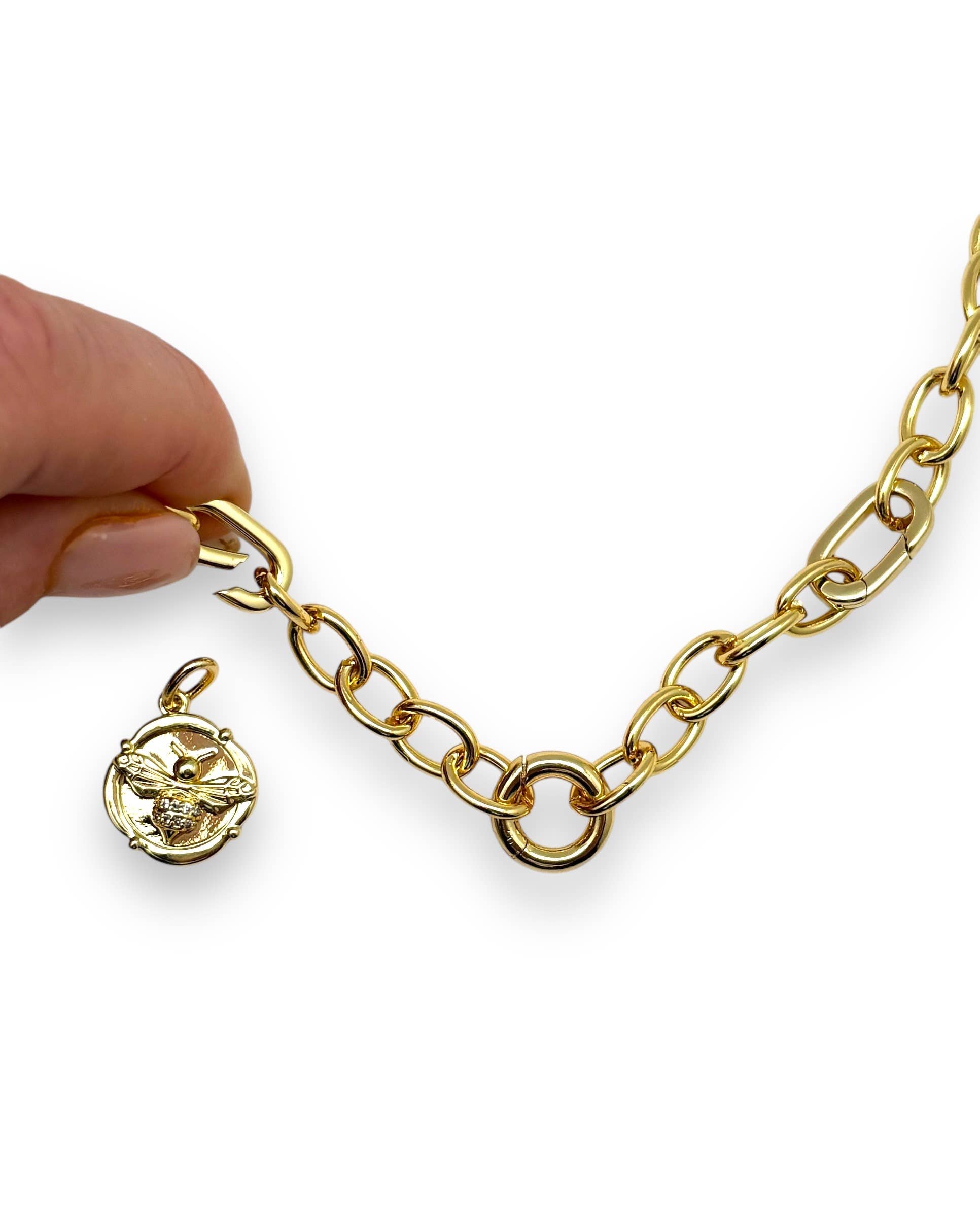 Trio Interchangeable Charm Necklace