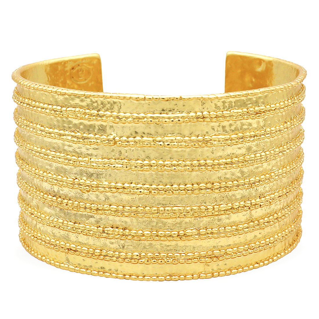 Dotty Cuff Bracelet - 24K Gold Plated