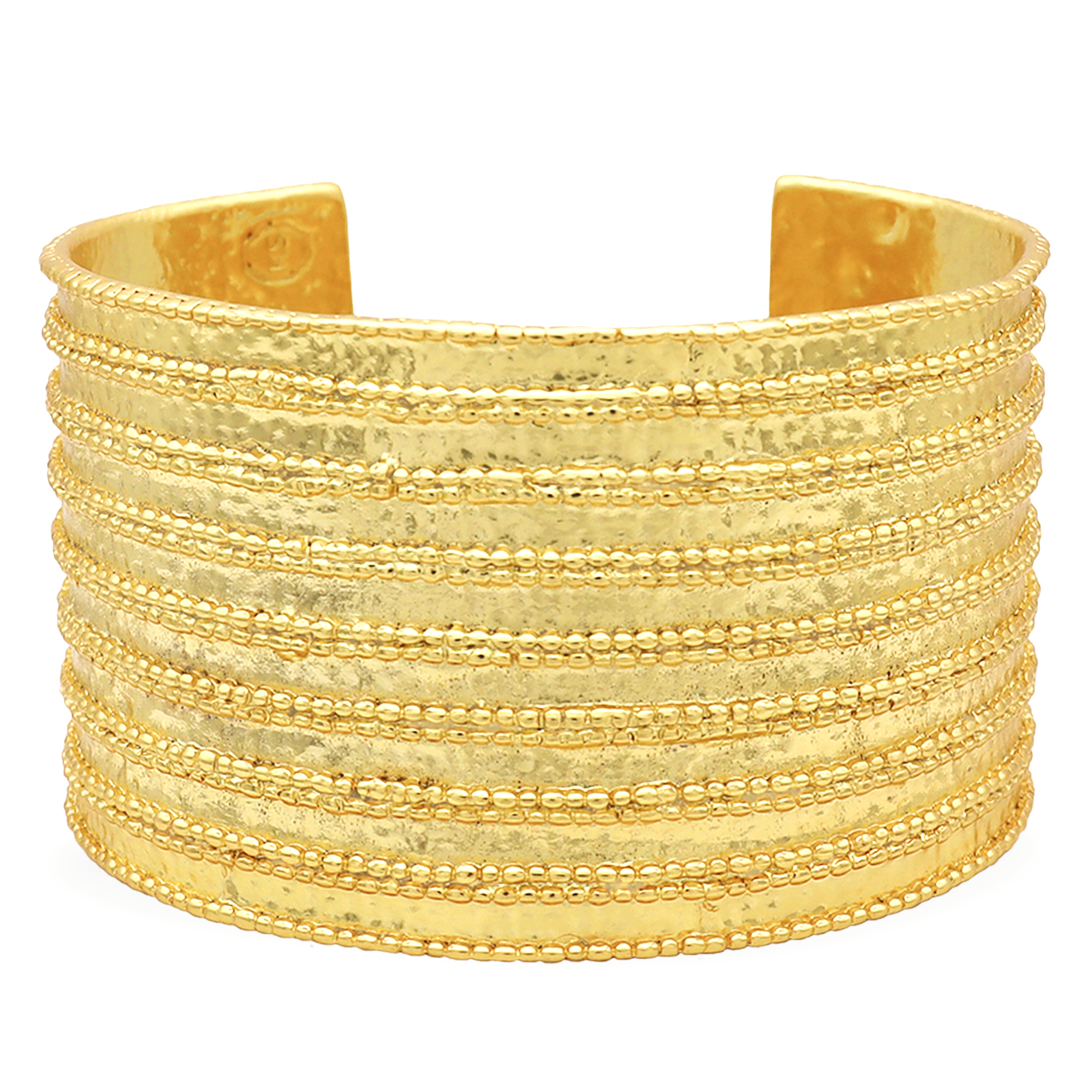 Dotty Cuff Bracelet - 24K Gold Plated