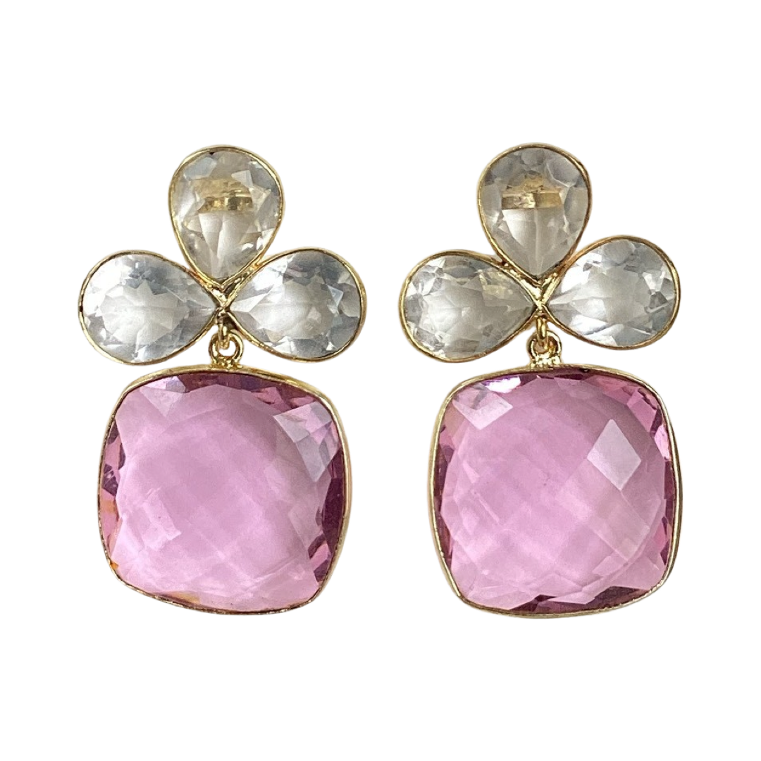 Delleny Pink &amp; Crystal Quartz