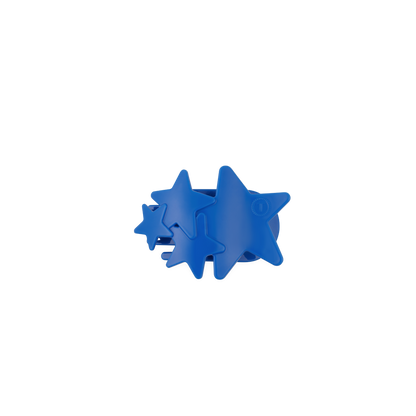 Flat Hair Clip | Tiny | Blue Shooting Star