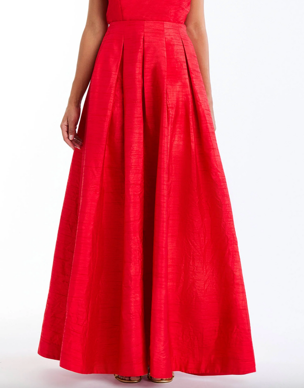 Daphne Ball Skirt in Rose Red