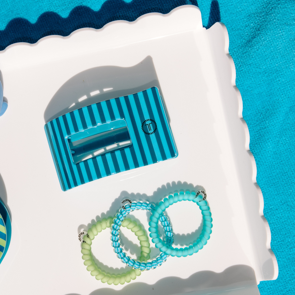 Cabana Cutie | Small | Flat Rectangle Hair Clip