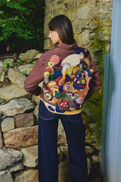 Miracle Garden Top in Brunette Multi