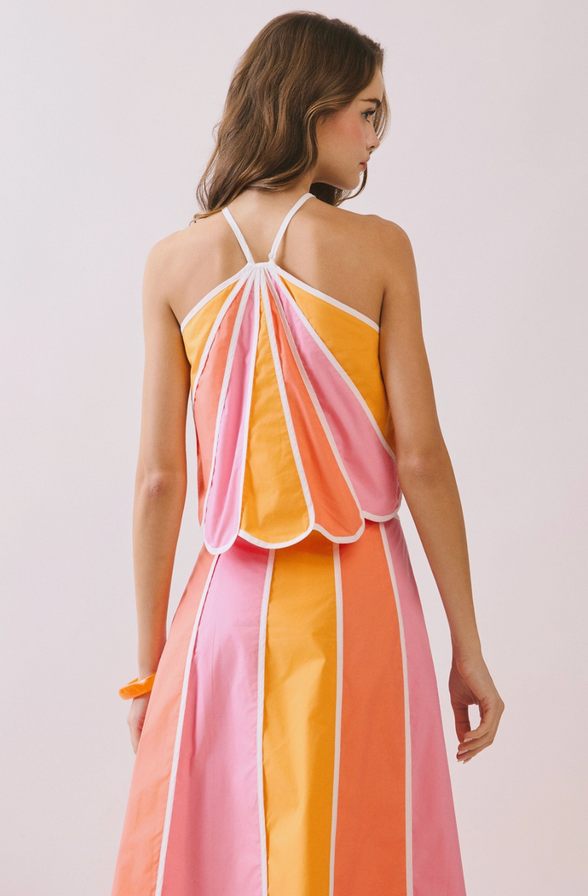 Cabana Stripes Halter Set