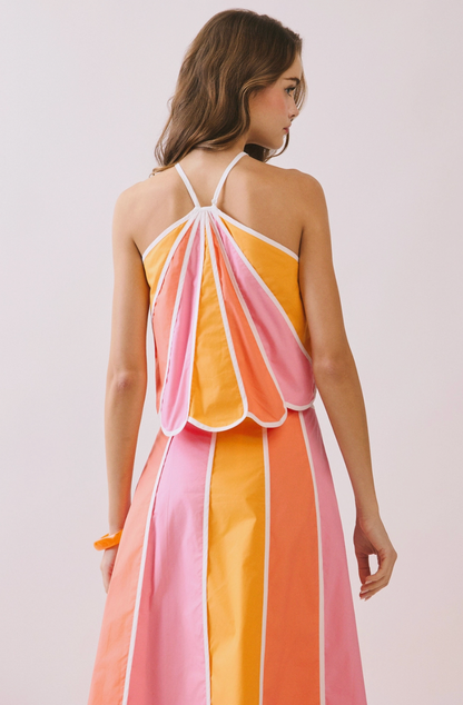 Cabana Stripes Halter Set