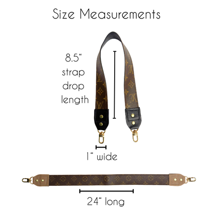 Sheila Shoulder Strap | Upcycle LV &amp; Gucci