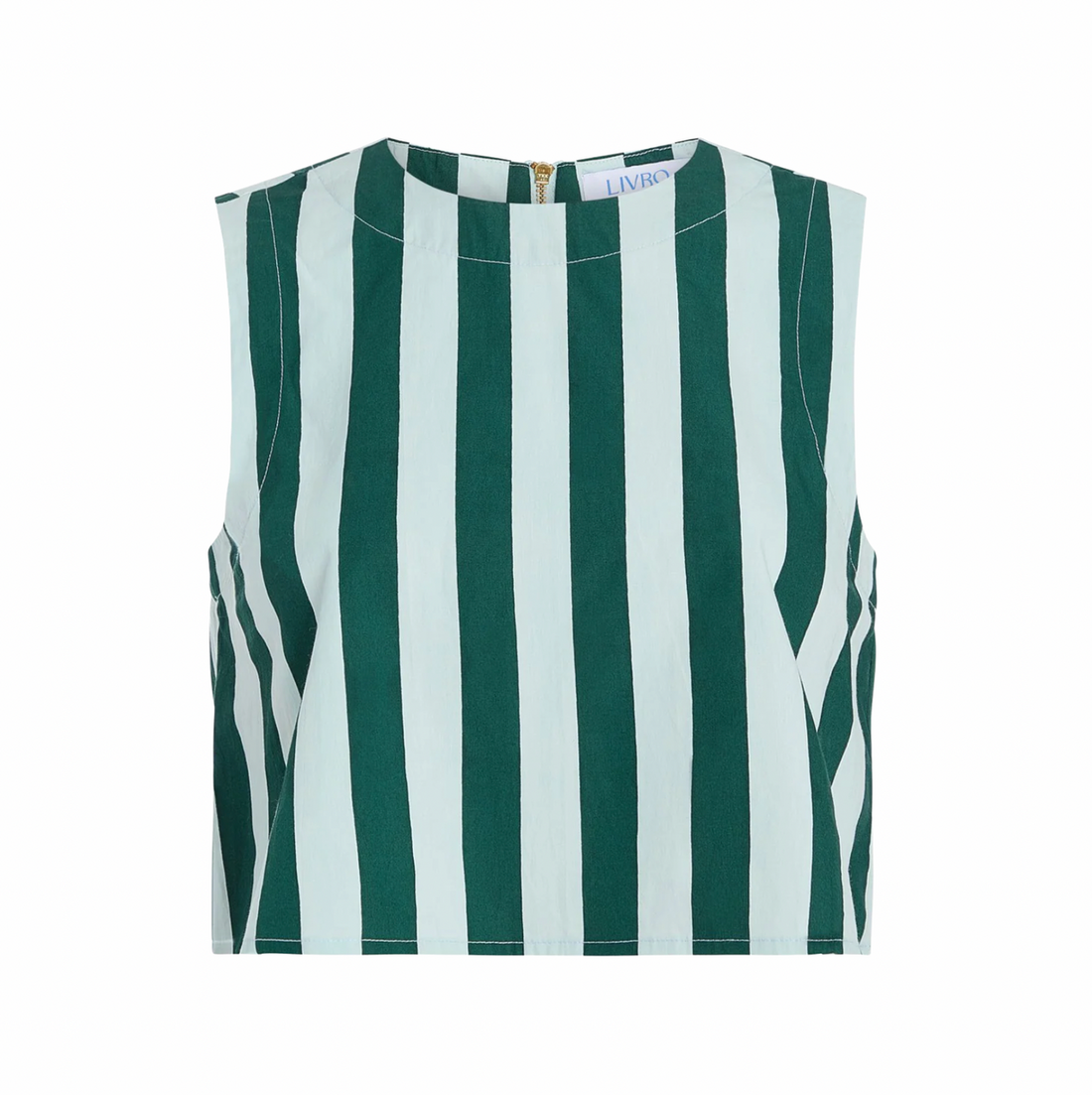 Crop Top in Dunlin Stripes