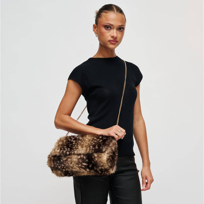 Rhianna Crossbody In Fawn Print