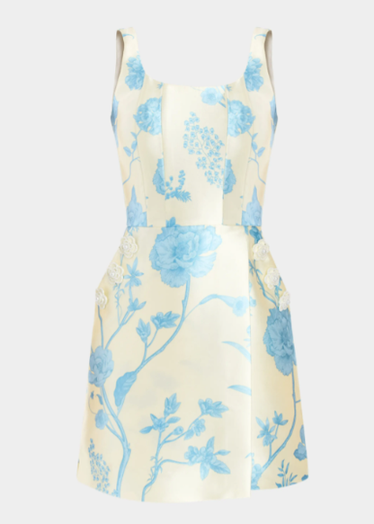 Chianti Mini Dress in Ivory