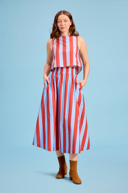 Crop Top, Hearth Stripe