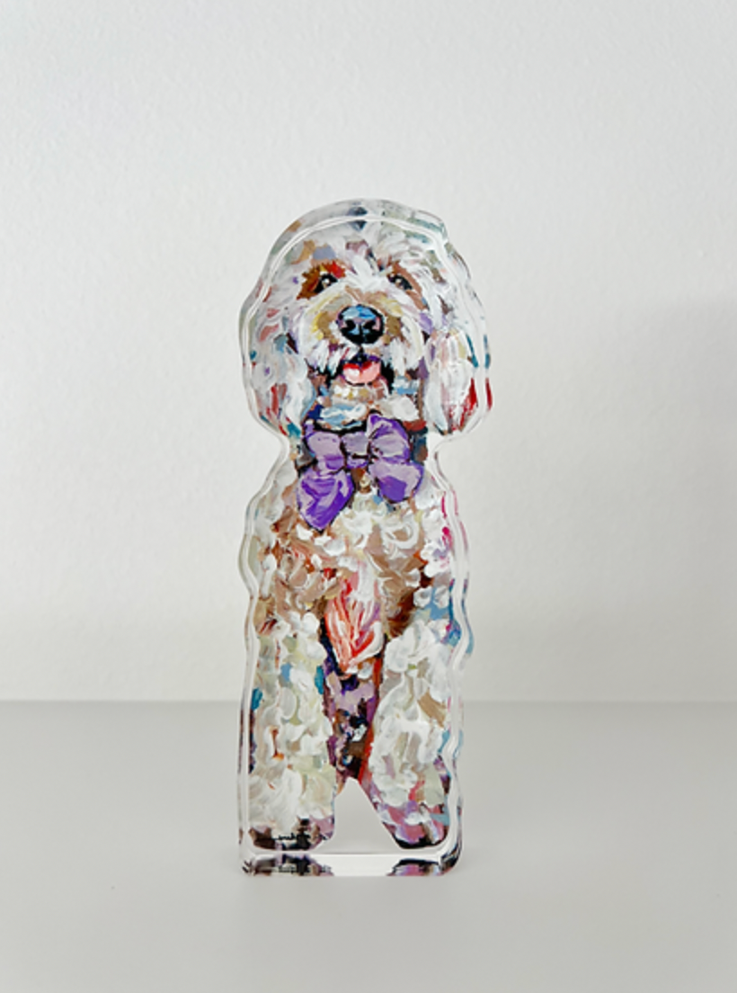Dog Acrylic Block