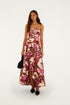 BORBOFLY RED BALOON MAXI DRESS