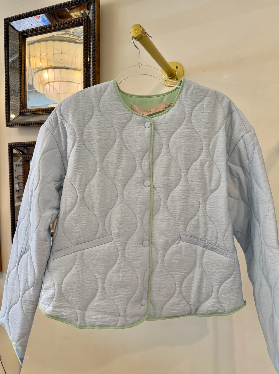 Quilted Contrast Jacket