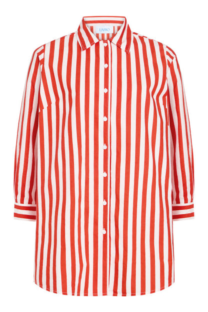 Cabana Coverup, Red Stripes