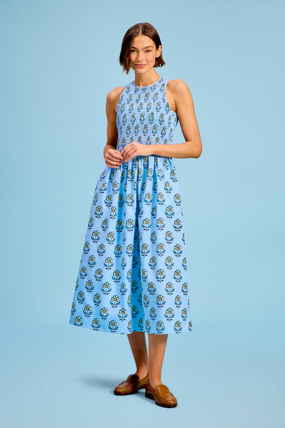 Stroll Dress, Orchid Sprigs