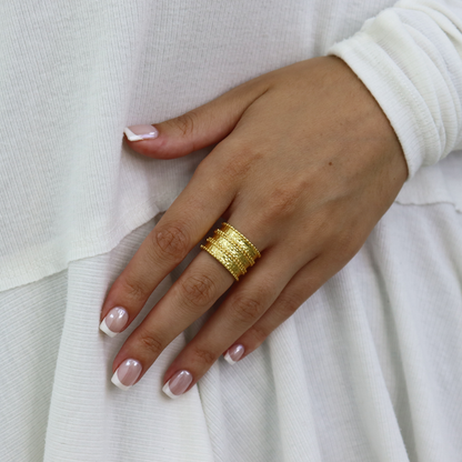 Dotty Ring - 24K Gold Plated
