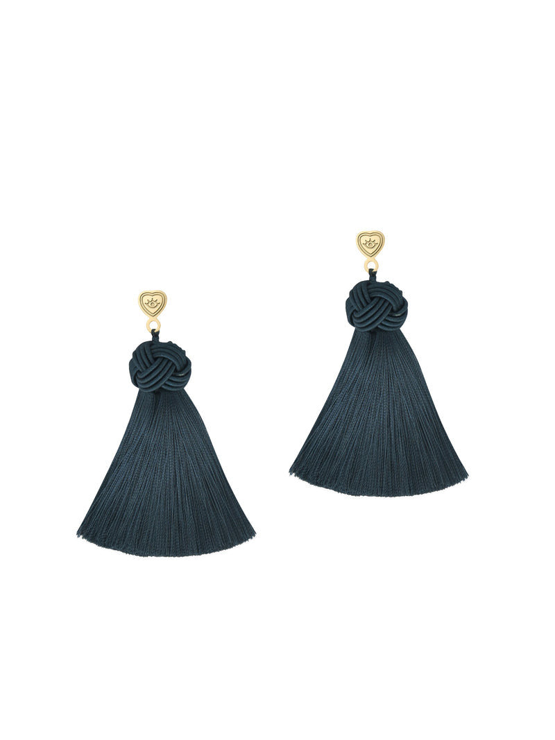 Topknot Tassel Earring