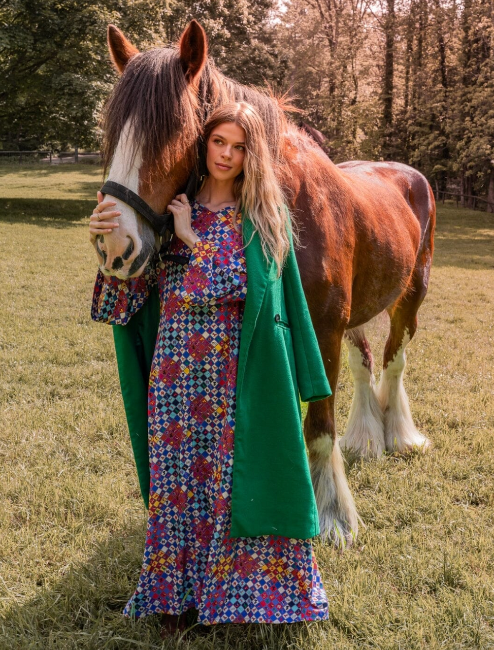 The Juliet Maxi Dress in Carnival Glass