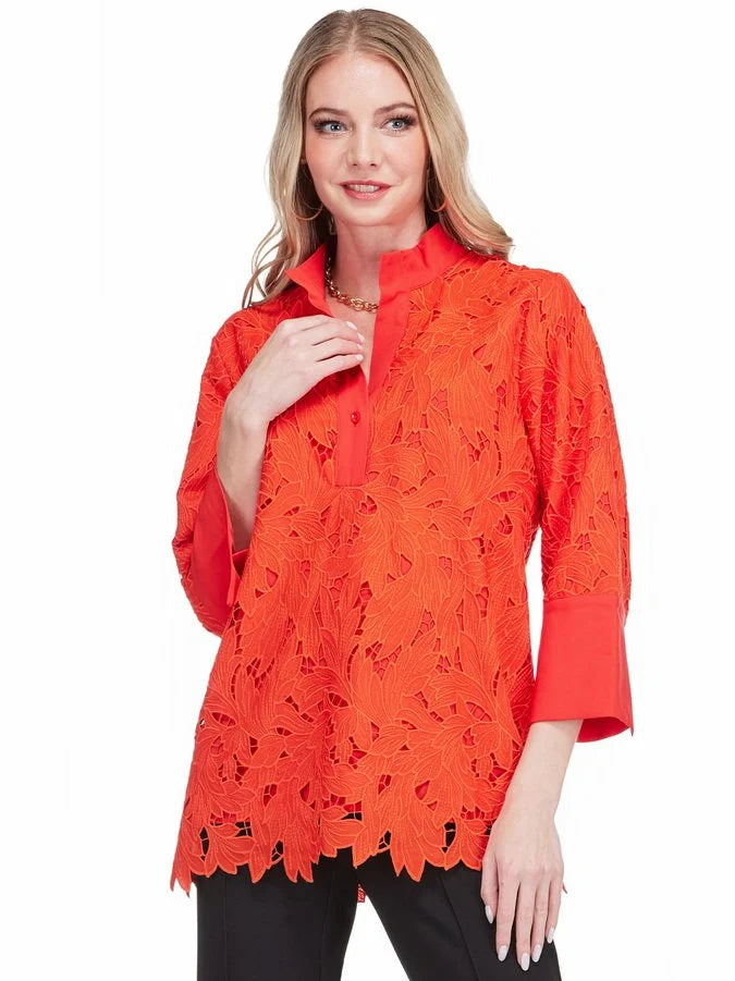Lace Tunic in Flame