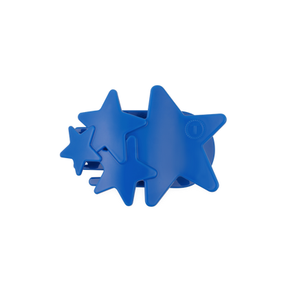 Flat Hair Clip | Medium | Blue Shooting Star