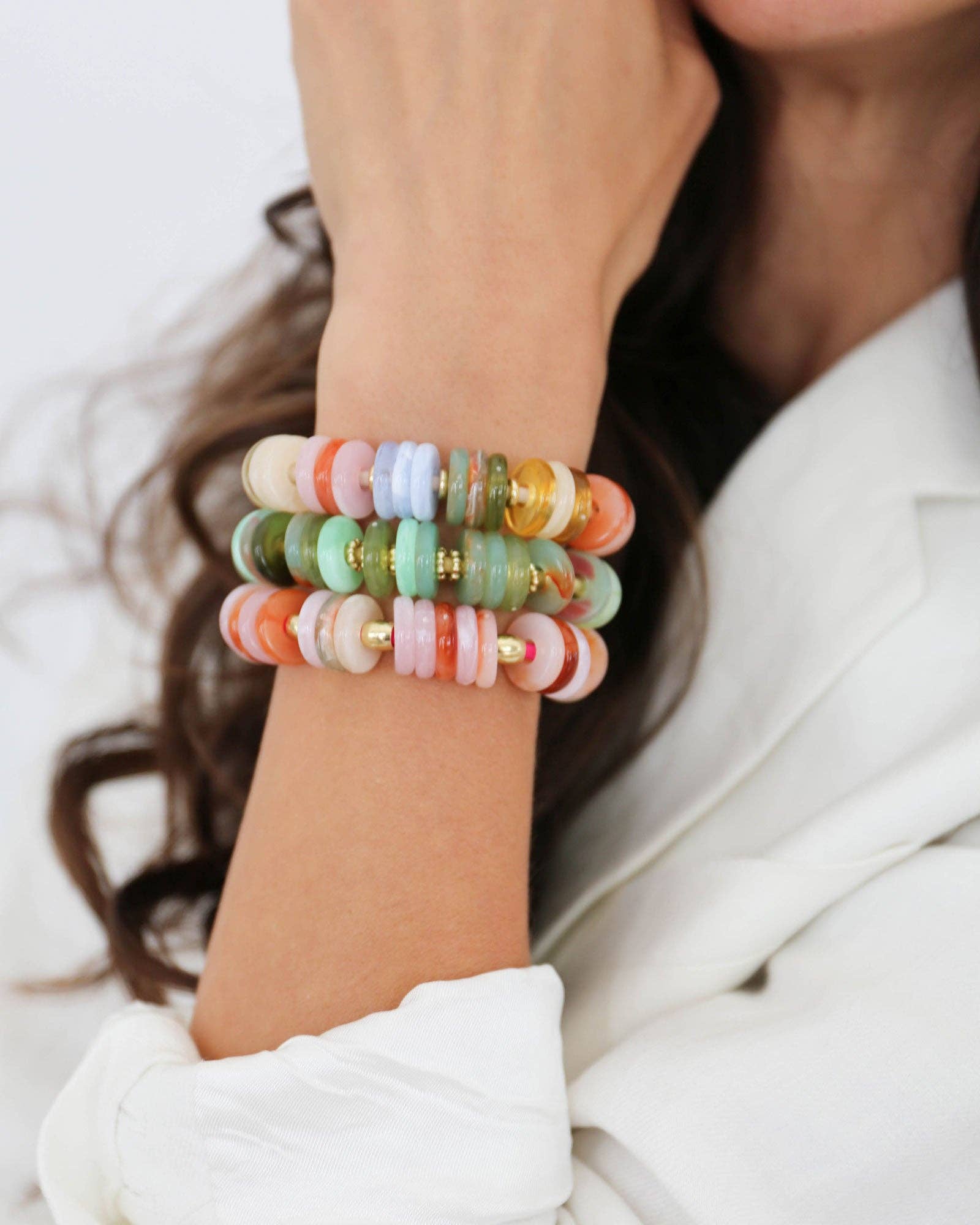 PEONIES - CAPSULE / BRACELET / HAIR TIE / SPRING / SUMMER